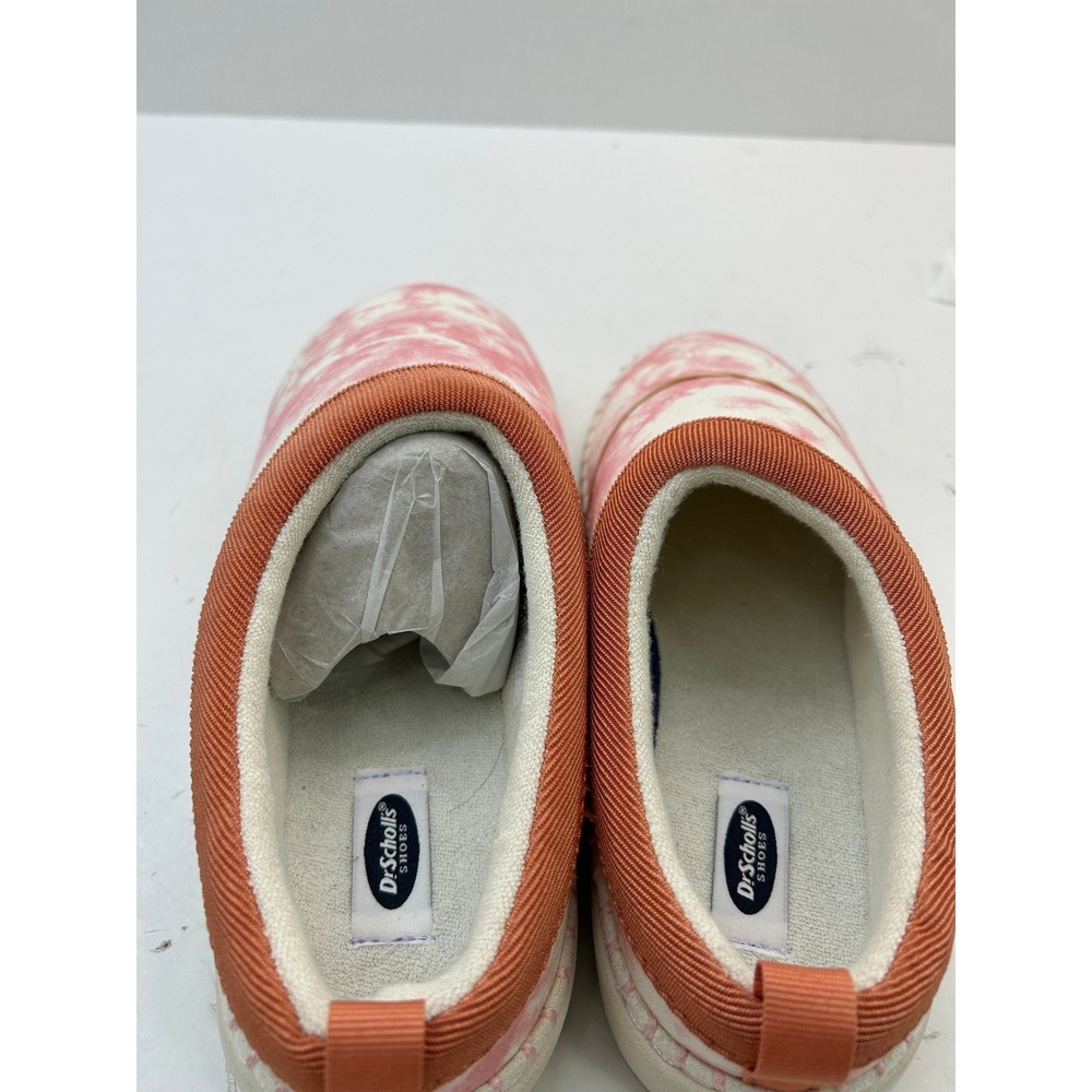 Dr Scholls Cozy Vibes Slippers 6M Pink Tie Dye Slip On Shoes